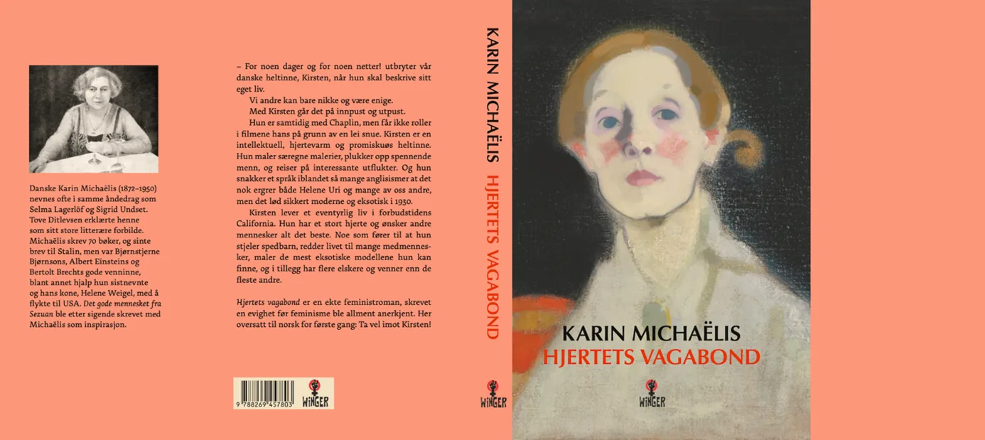 Hjertets vagabond av Karin Michaëlis – omslag